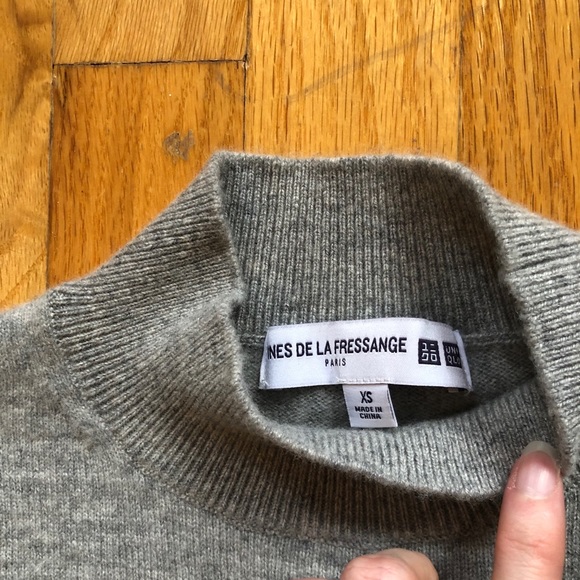 Ines de la Fressange x Uniqlo Cashmere Mock Neck - Picture 4 of 5